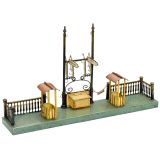 Märklin No. 2166 Platform Barrier and Train-Indi-cator, c. 1904