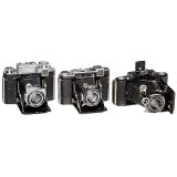 3 x Zeiss Super-Ikonta