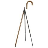 Walking Stick Tripod Jaki, c. 1900