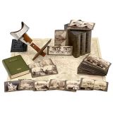 Stereo Cards by Underwood Rome with Book, 1902