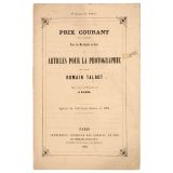Prix Courant by Romain Talbot, 1865