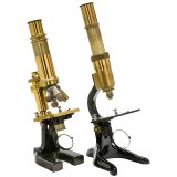 2 German Compound Microscopes