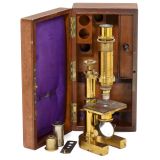 Brass Compound Microscope by Hartnack, c. 1875