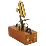 English Compound Microscope by Watson & Sonsc, 1900