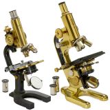 2 Large Laboratory Microscopes