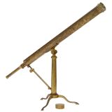 Large Brass Telescope by Utzschneider u. Fraunhofer, c. 1840