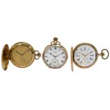 2 Gold Gent's Pocket Watches, c. 1920
