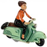 Scooter Rider by MS Brandenburg, c. 1960