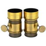 Pair of Petzval-Type Stereo Lenses, c. 1865–70