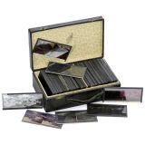 90 Stereo Slides of 6 x 13 cm, c. 1950
