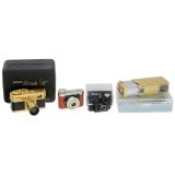Golden Ricoh 16, Mickey Mouse Camera, Colibri and Minolta-16 