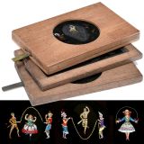 3 Wood-Framed English Skipping Slides