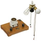 3 Special Bulbs in Triple Mount, c. 1920