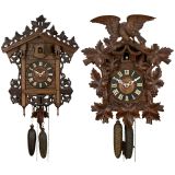 2 Black Forest Cuckoo Clocks, c. 1900