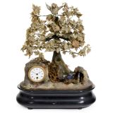 Automaton Bird Bocage with Timepiece by Jean Phalibois, c. 1885