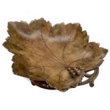 Carved Beech Black-Forest Style Musical Fruit Bowl, c. 1930