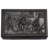 Musical Snuff Box with Pictorial Lid of Bélisaire, c. 1850s