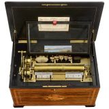 Rare Orchestre et Picolo Musical Box with Reed and Pipe Organ,