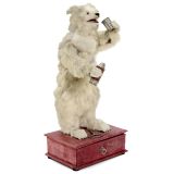 Rare Drinking Polar Bear Automaton by Decamps, c. 1920