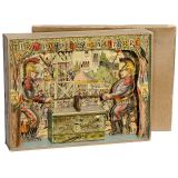 Rare Tir des Pompiers de Nanterre Musical Paper Automaton, c.