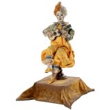 Musical Automaton Clown Playing Guitar by Leopold Lambert, c. 19