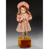 Bébé Poudreuse Musical Automaton by Leopold Lambert, c. 1895