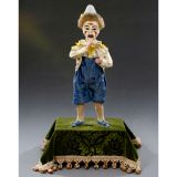 Musical Automaton Clown Taking Snuff by Adolph Müller, c. 1900