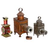 3 Magic Lanterns by Lapierre, c. 1880