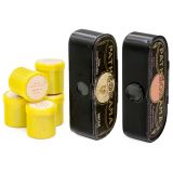 2 x Pathéorama with 7 Film Rolls, c. 1910