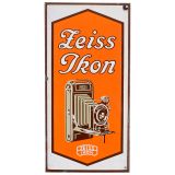 Zeiss Ikon Cameras Enamel Sign, 1920s