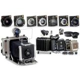 Large Linhof Super Technika V (9 x 12) Outfit