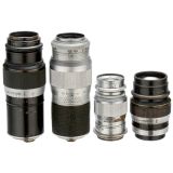 4 Leica Screw-Mount Lenses