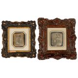2 Daguerreotypes (Mother with Child), c. 1845