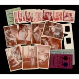 Group of Erotic Anaglyph 3D Images, c. 1910