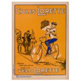 Original Cycles Lorette Lithography Poster, c. 1930