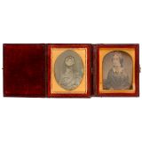 2 Small Daguerreotypes, c. 1845–50