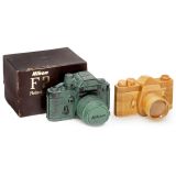Nikon F2 Money Bank and Wooden Camera