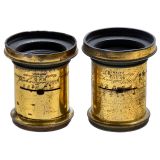 2 Rapid Rectilinear Lenses by Dallmeyer, c. 1880