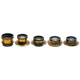 5 Wide-Angle Lenses by Ross, 1880–1900