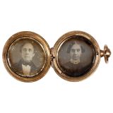 Locket with 2 Daguerreotypes, c. 1845