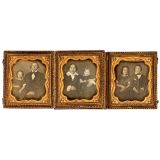 3 Daguerreotypes, c. 1845–50