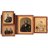 3 Ambrotypes, c. 1850–60
