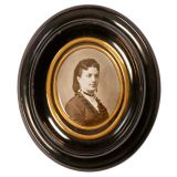 Photograph on Porcelain by Mathieu Deroche, c. 1872