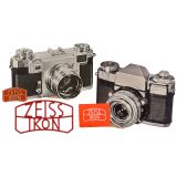3 Zeiss Ikon Advertising Signs, 1950s
