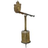 Early Rotary Grill with Wall Mount, c. 1800