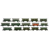 15 Märklin Passenger Cars, 1938 onwards