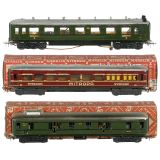 3 Märklin Passenger Cars
