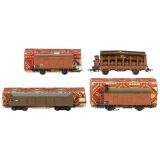 4 Märklin Freight Wagons