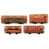 4 Märklin Freight Wagons, c. 1953