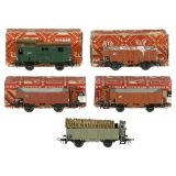 5 Märklin Freight Wagons, 1950s